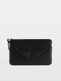Clutch Angel Pouch Grained Leather
