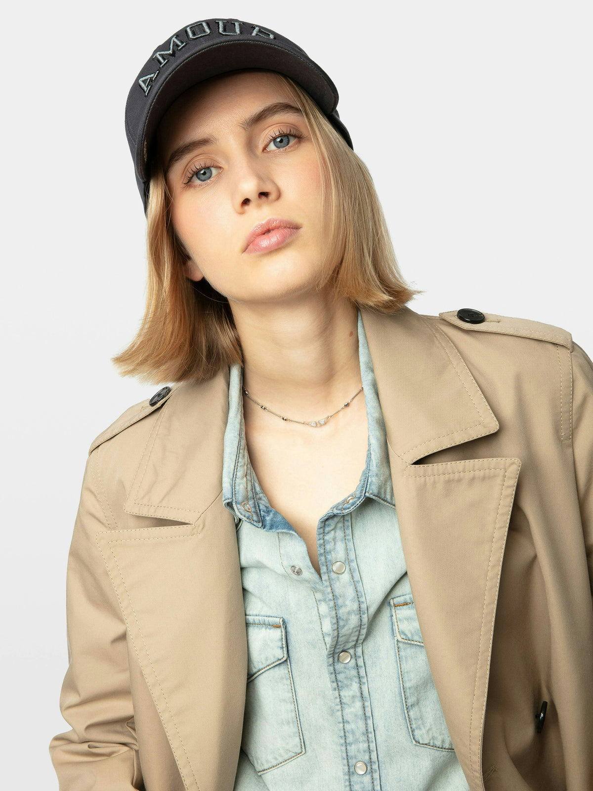 Gorra New Era x ZV Amour Gris