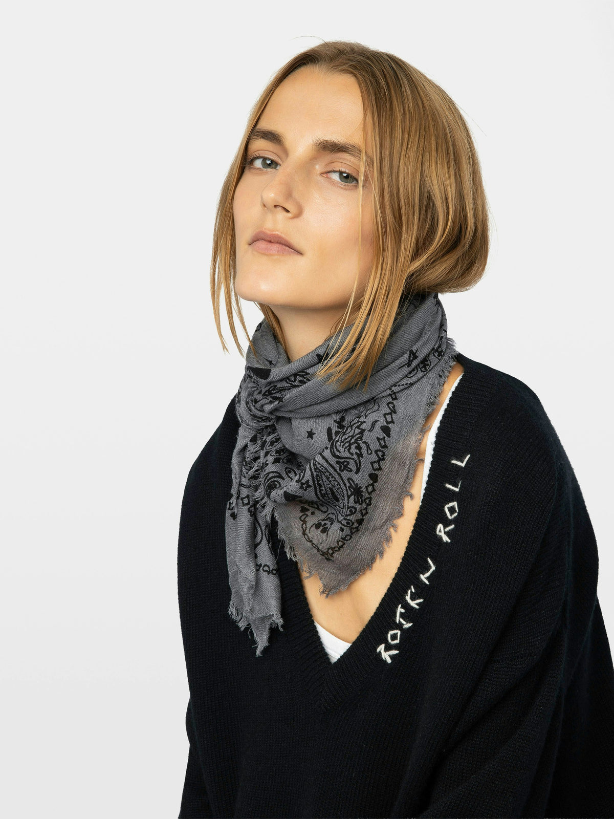 Bufanda Nuage Bandana Gris