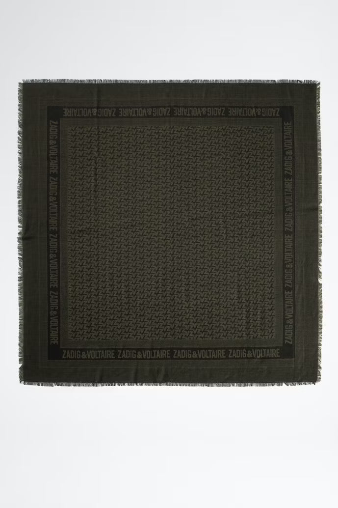 Pañueleta Glenn Zv Initiale Jacquard Lur