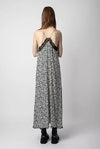 Vestido Risty Crepe Bico