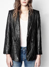 Chaqueta Visko Cuir Froisse Veste
