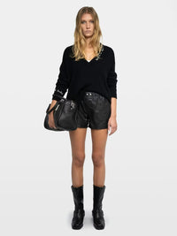 Short Pax Cuir Froisse Perm