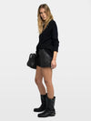 Short Pax Cuir Froisse Perm