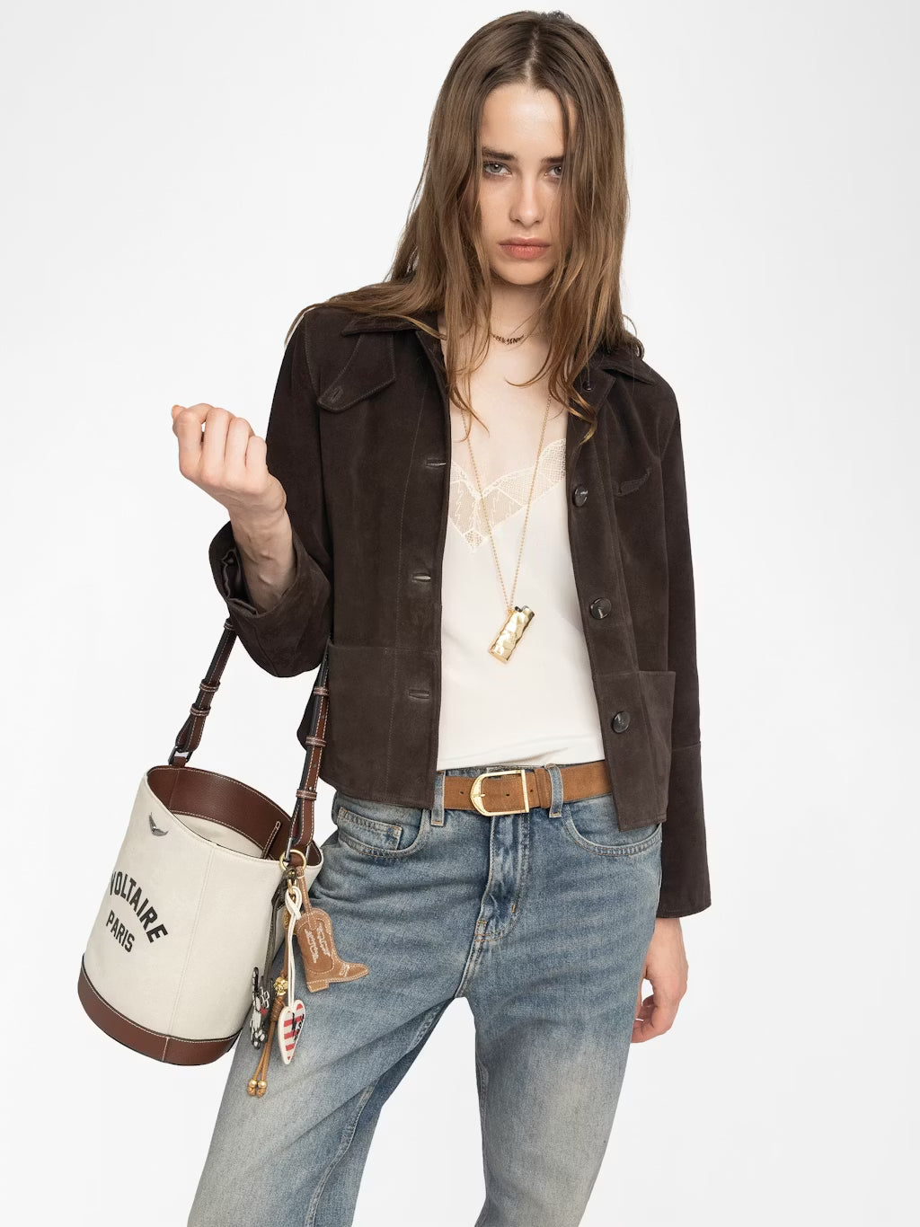 Chaqueta Lessa Heavy Suede