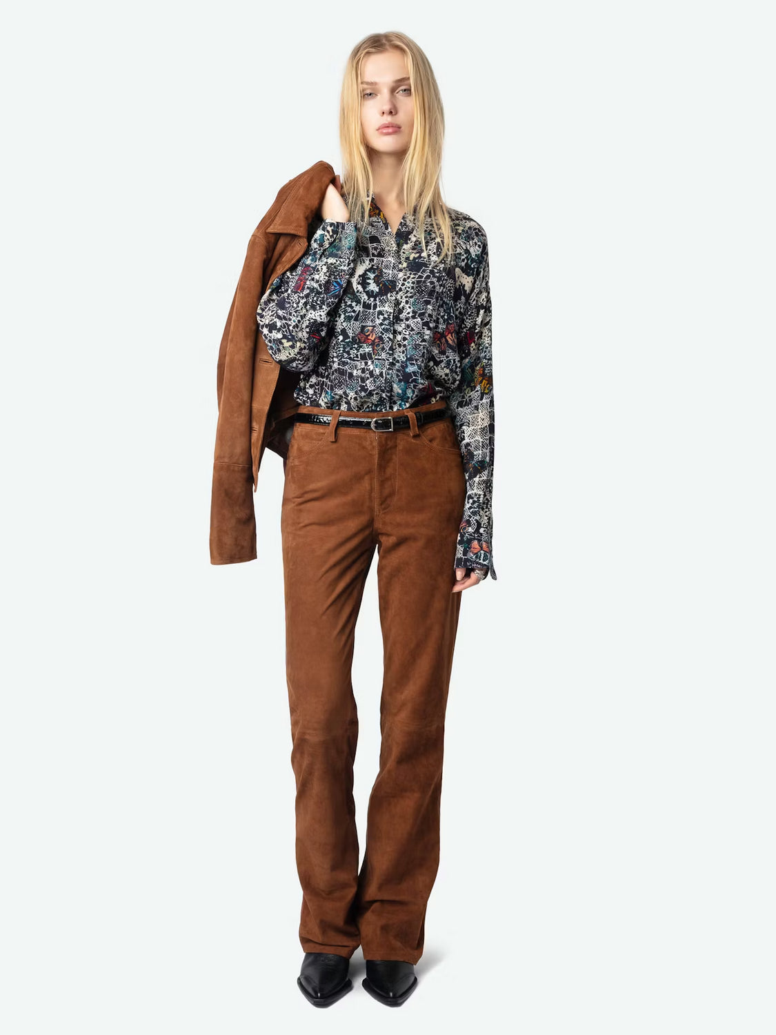 Pantalon Pistol Suede