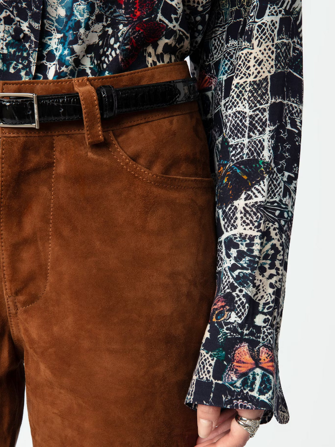 Pantalon Pistol Suede