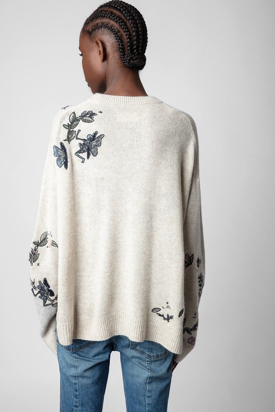 Sweater Markus Ws Multi Leaves
