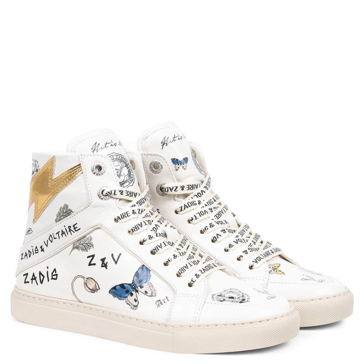 Zapatos High Flash British Flower