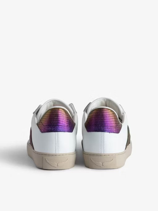Tenis La Flash Metal Embossed Iguana