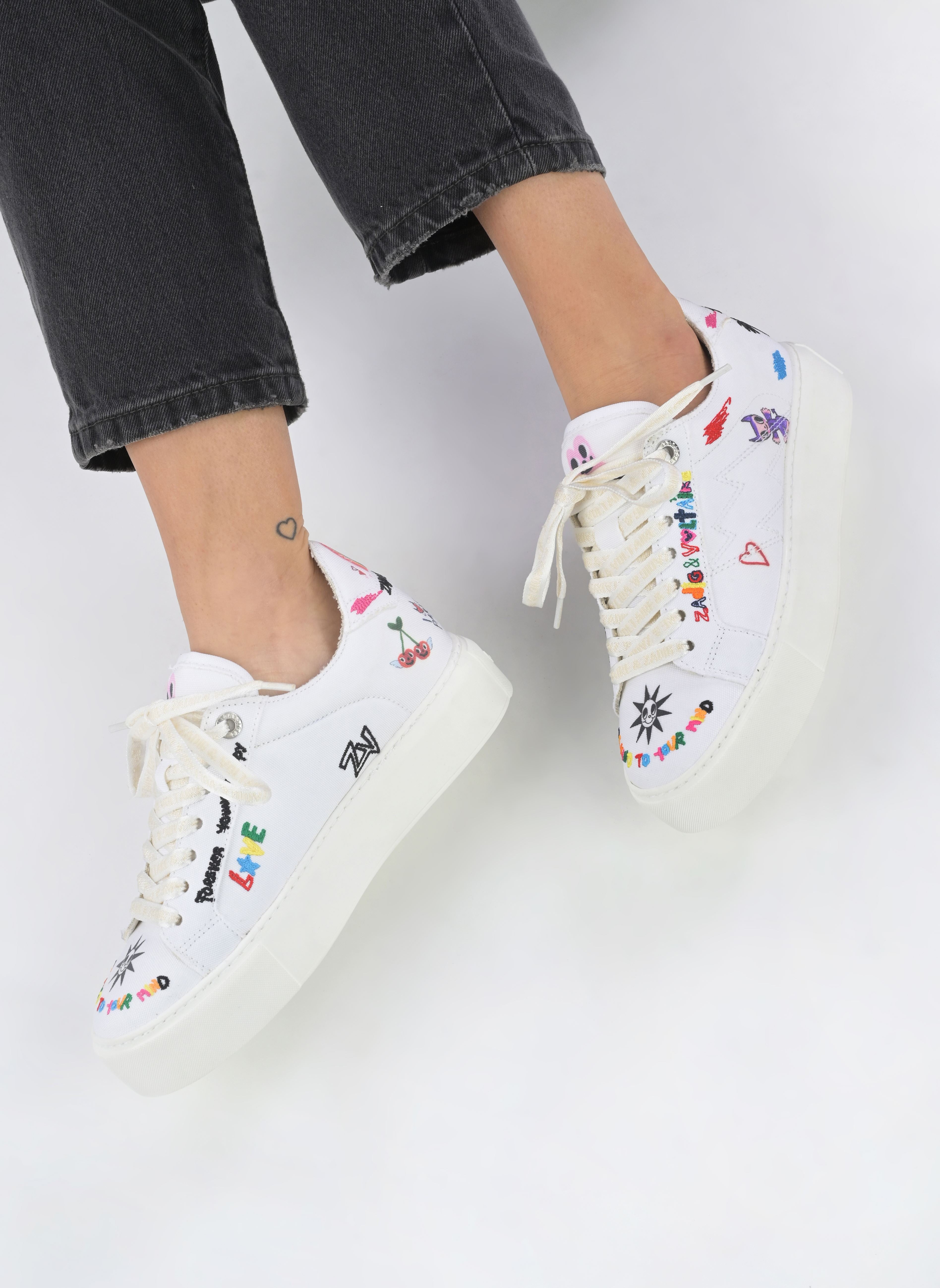 Tenis La Flash Chunky Canvas
