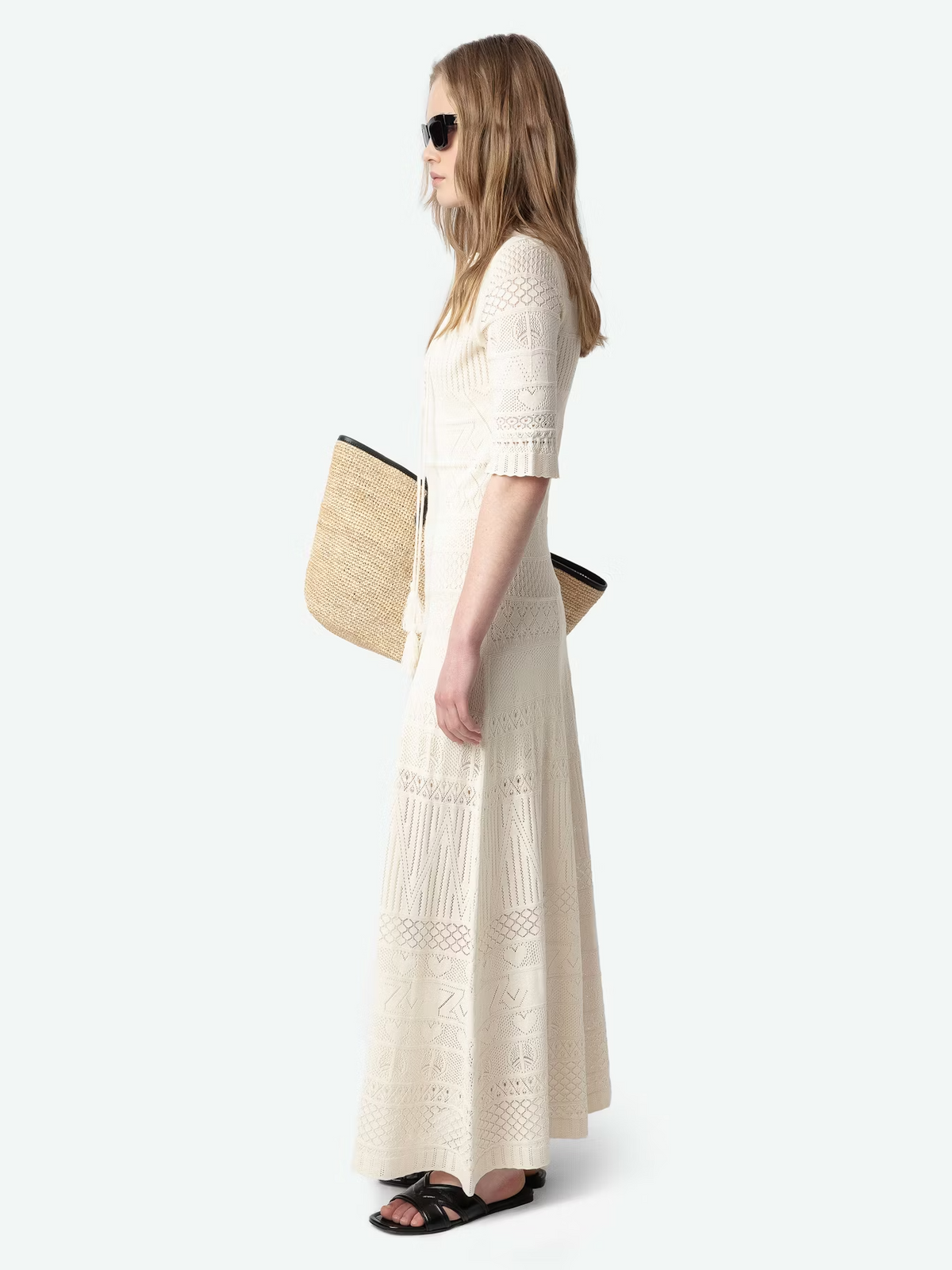 Vestido Memphis Co Pointelle