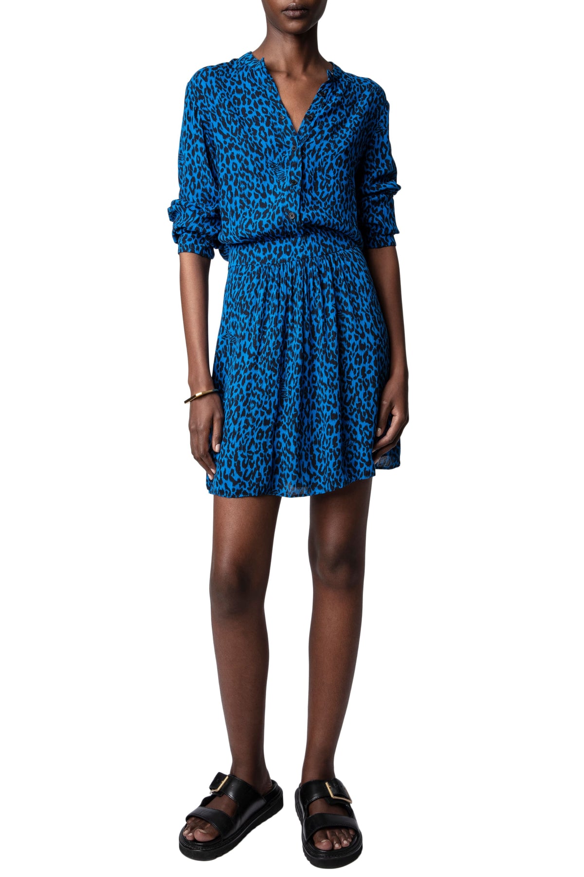Vestido Refla Crinkle Leo