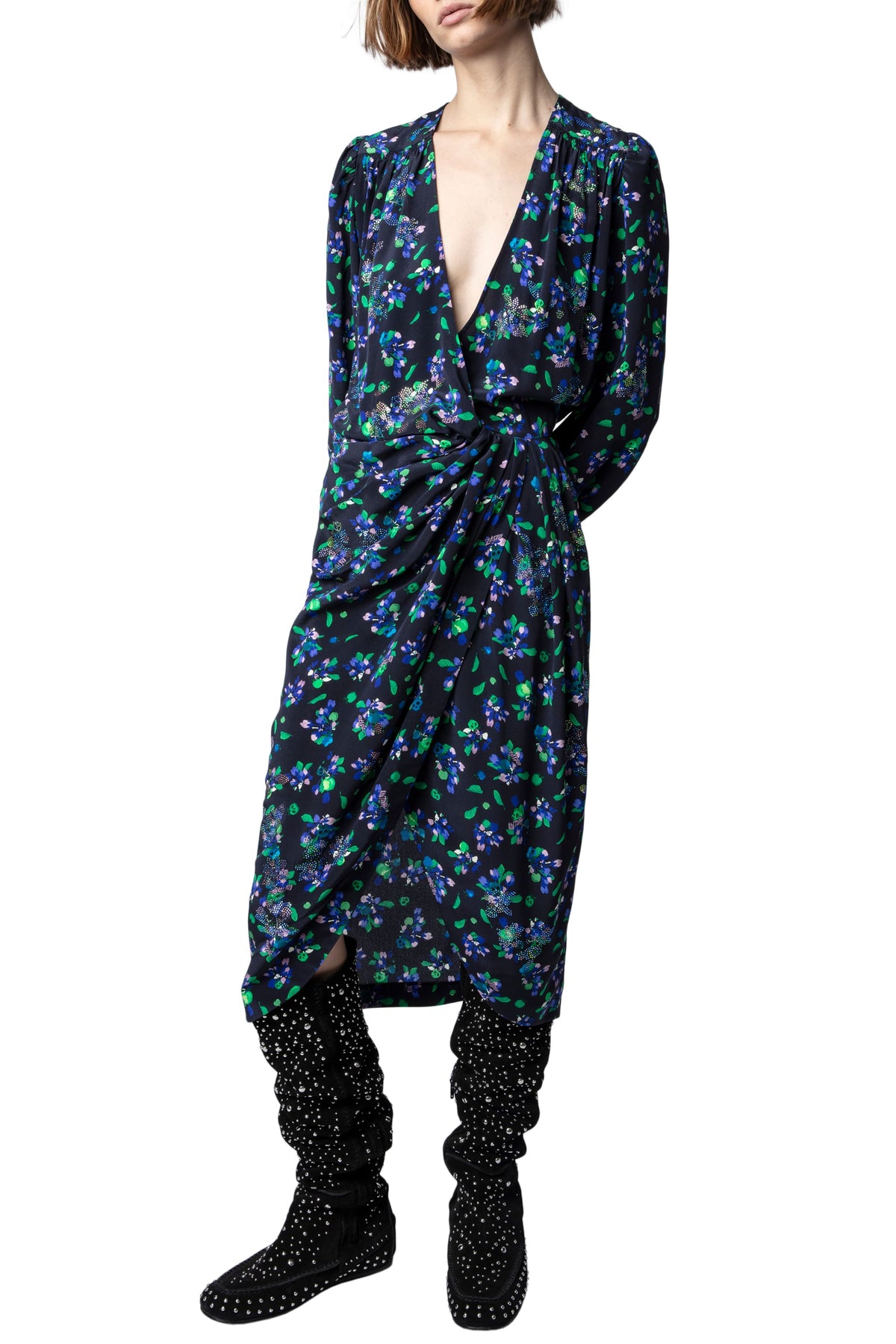 Vestido Renew Cdc Bianca Flower Strass