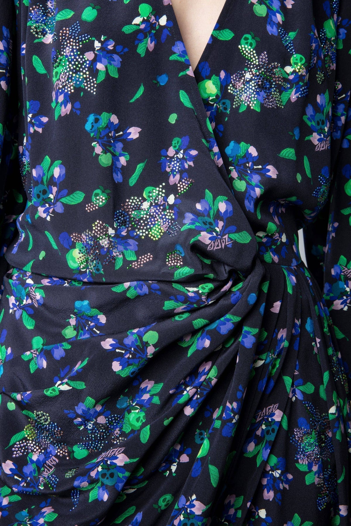 Vestido Renew Cdc Bianca Flower Strass