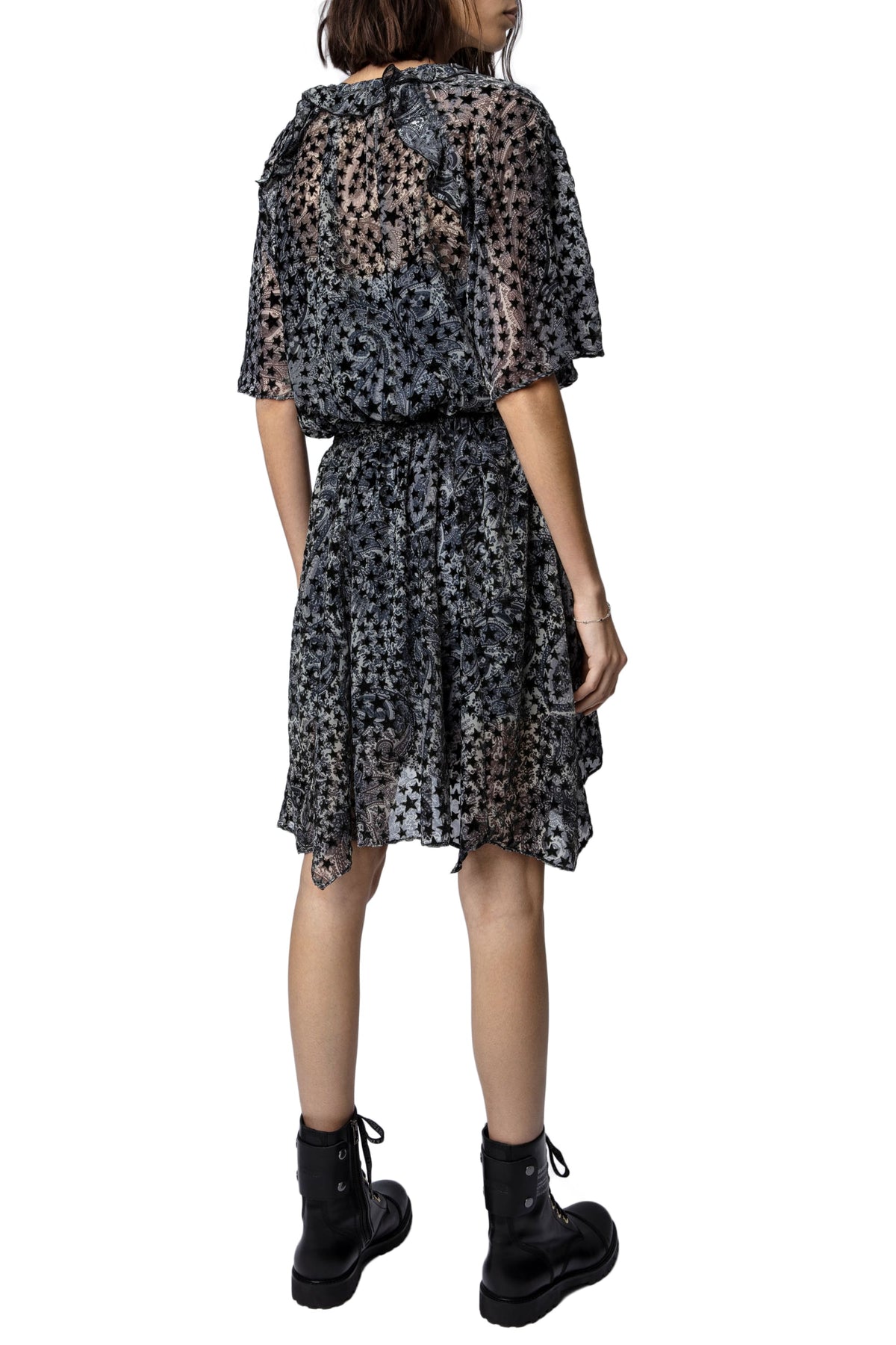 Vestido Roco Burnout Stars