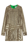 Vestido Roysse Sequins Bronze