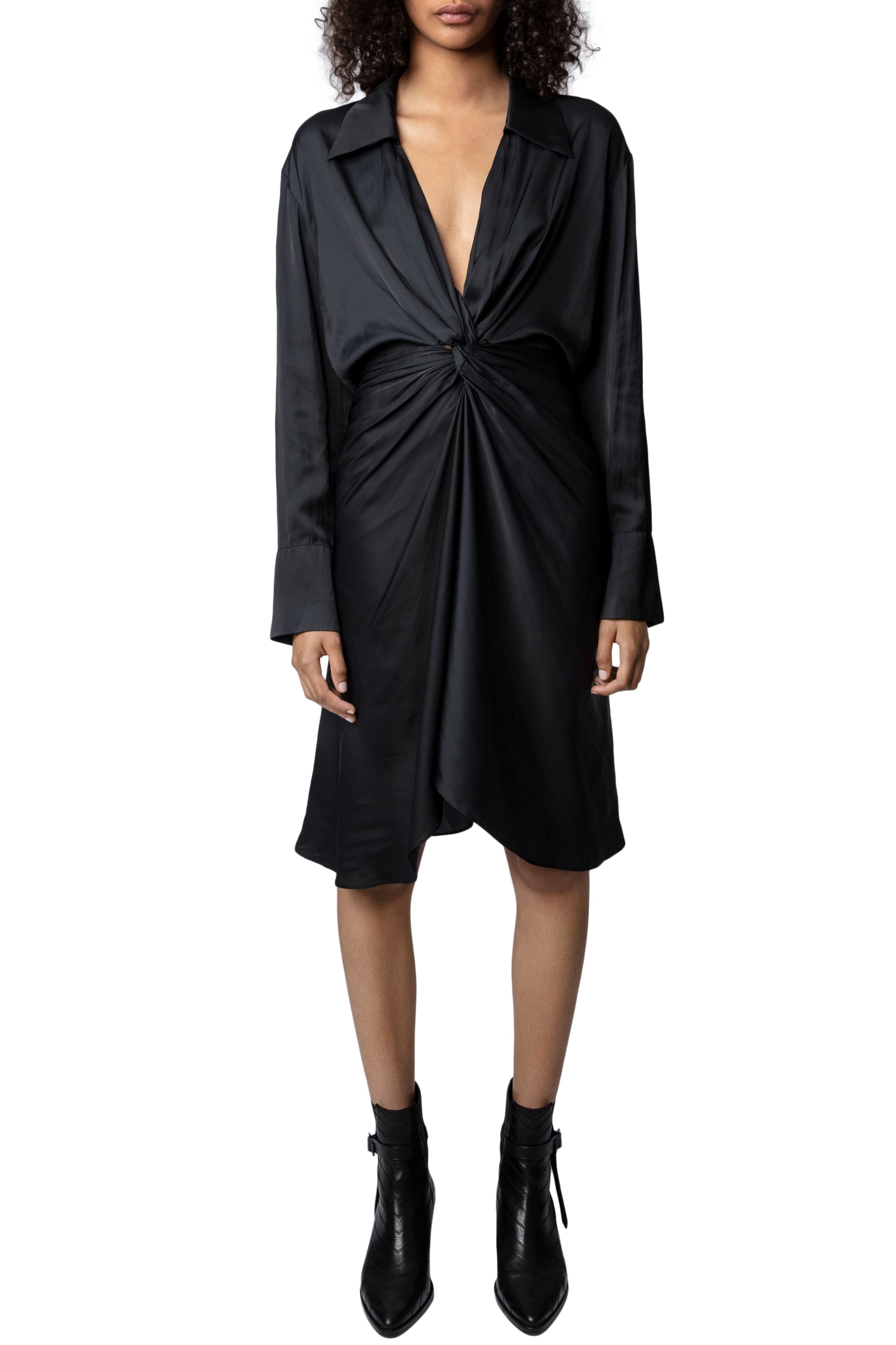 Vestido Rozo Satin