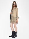 Mini Vestido Ralice Mousseline Paisley