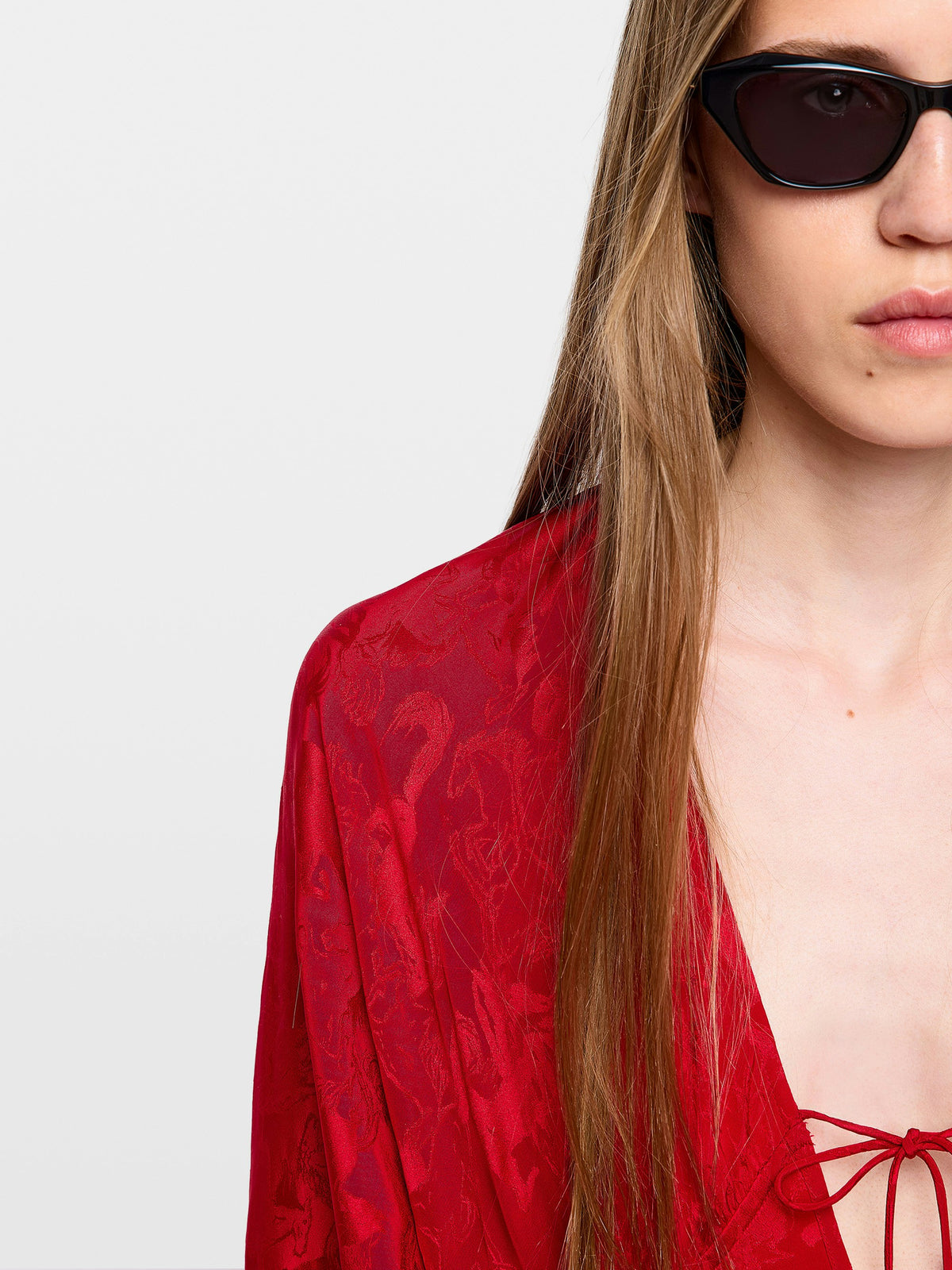 Vestido Rouna Jac Horses Rojo