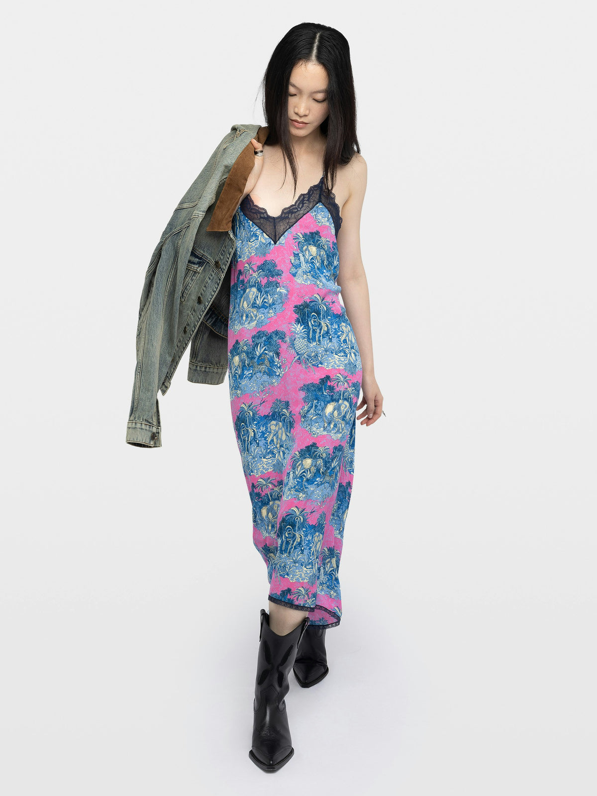 Vestido Risty Smooth Wild Jungle Multicolor