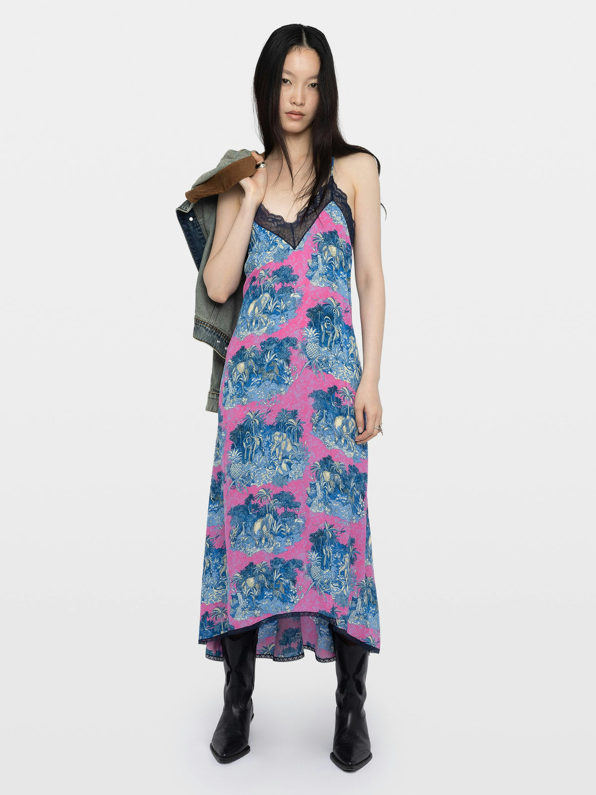 Vestido Risty Smooth Wild Jungle Multicolor