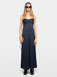 Maxi Vestido Rippie Satin