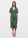 Midi Vestido Reforme Silk Bandana