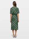 Midi Vestido Reforme Silk Bandana