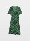 Midi Vestido Reforme Silk Bandana