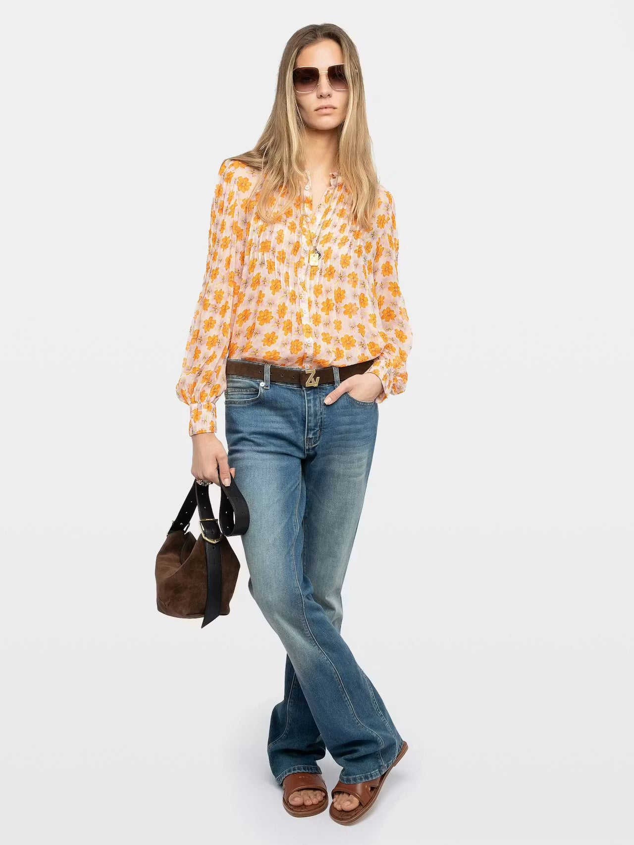 Blusa Timz Mousseline Flowers