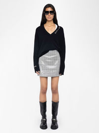 Mini Falda Jaime Car Sequins