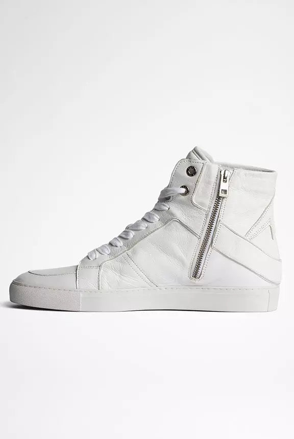 Tenis Deportivos Zv1747 High Flash Smooth Calfs