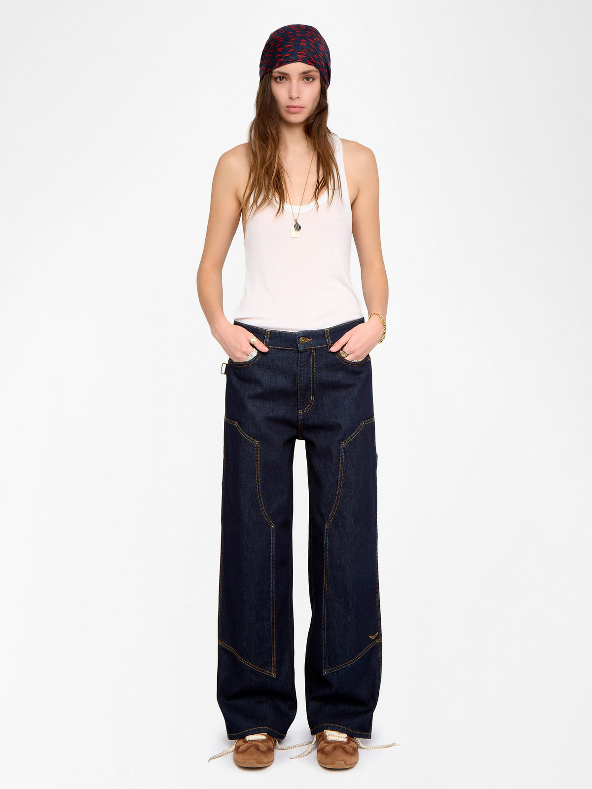 Jeans Perya Denim Eco Brut Azul